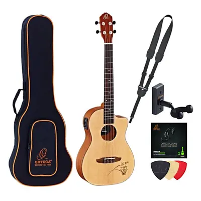 Ortega RU5CE-BA Deluxe SET Natural Bariton ukulele