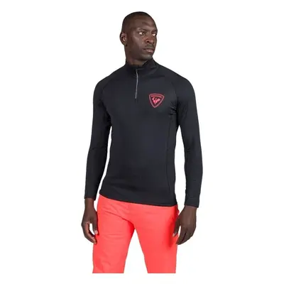 Rossignol New Hero Classique Half Zip Baselayer Black Kapucnis felső