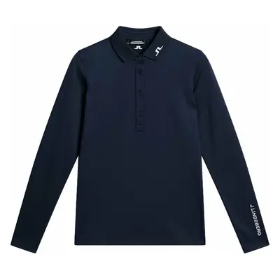 J.Lindeberg Tour Tech Long Sleeve Womens JL Navy Rövid ujjú póló