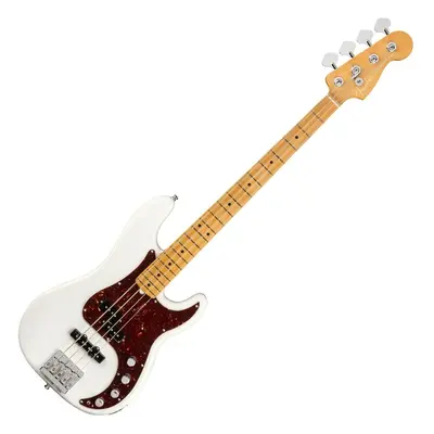 Fender American Ultra Precision Bass MN Arctic Pearl Elektromos basszusgitár