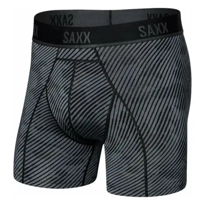 SAXX Kinetic Boxer Brief Optic Camo/Black Fitness fehérnemű