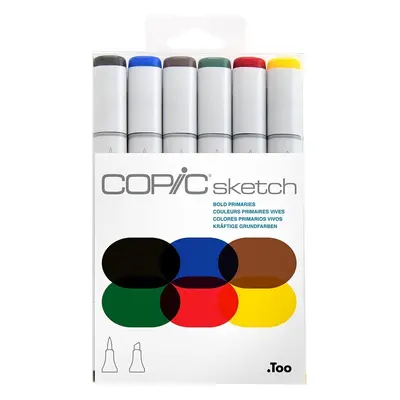 Copic Sketch Tintapatron Bold Primaries db