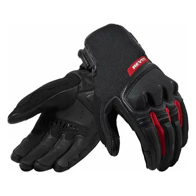 Rev'it! Gloves Duty Black/Red Motoros kesztyűk