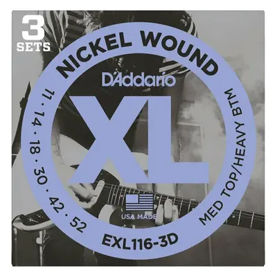 D'Addario EXL116-3D Elektromos gitárhúrok