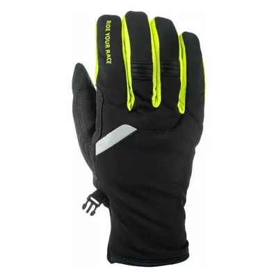 R2 Storm Gloves Black/Neon Yellow Síkesztyű