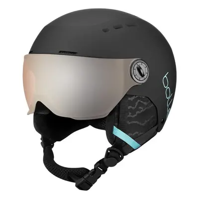 Bollé Quiz Visor Junior Ski Helmet Matte Black/Blue Sísisak