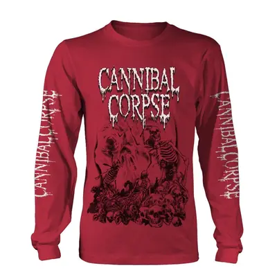 Cannibal Corpse Ing Pile Of Skulls Red