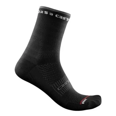 Castelli Rosso Corsa W Sock Black S/M Kerékpáros zoknik