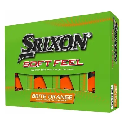 Srixon Soft Feel Brite Golf Balls Brite Orange Golflabda