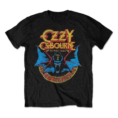 Ozzy Osbourne Ing Bat Circle Unisex Black