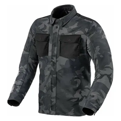 Rev'it! Overshirt Tracer Air Camo Dark Grey Kevlár ing