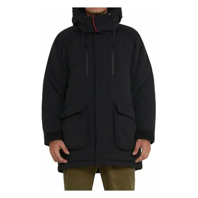 D Ex Machina Hiemal Padded Long Jacket Black Síkabát