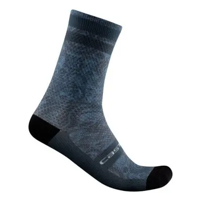 Castelli Maison Sock Dark Steel Blue S/M Kerékpáros zoknik