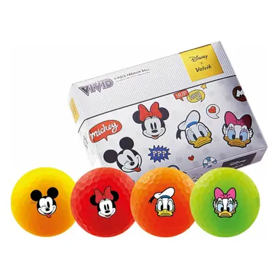 Volvik Vivid Disney Pack Golf Balls Mickey and Friends Golflabda