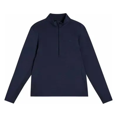 J.Lindeberg Luke Half Zip Mid Layer Navy Melange Pulóver