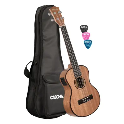 Cascha HH2048E Natural ukulele