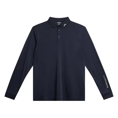 J.Lindeberg Tour Tech Mens Long Sleeve JL Navy Rövid ujjú póló