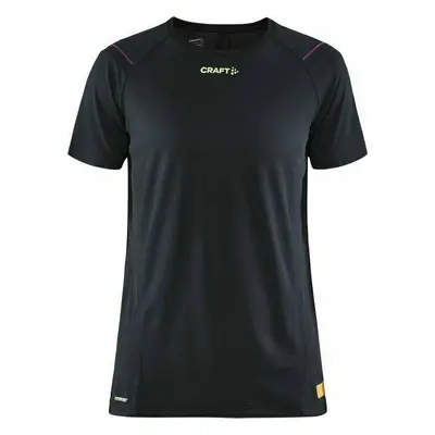 Craft PRO Hypervent SS Women's Black/Roxo Rövidujjú futópólók