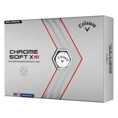 Callaway Chrome Soft X LS Golf Balls White Basic Golflabda