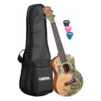 Cascha HH Art Series Leafy ukulele