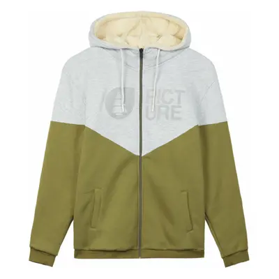 Picture Basement Plush Z Hoodie Army Green Kapucnis felső