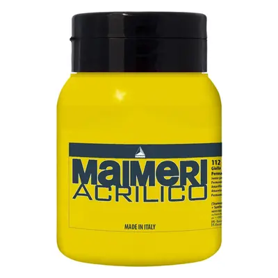 Maimeri Acrilico Akril festék Permanent Yellow Lemon 500 ml db