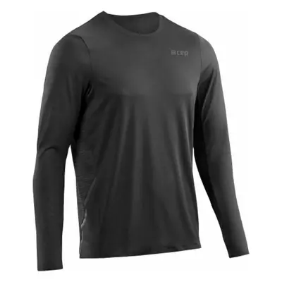 CEP W1136 Run Shirt Long Sleeve Men Black Hosszúujjú futópólók