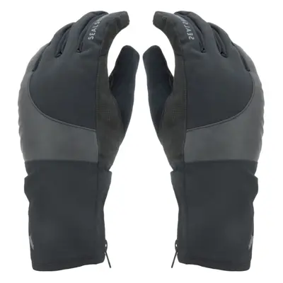 Sealskinz Waterproof Cold Weather Reflective Cycle Glove Black Kesztyű kerékpározáshoz