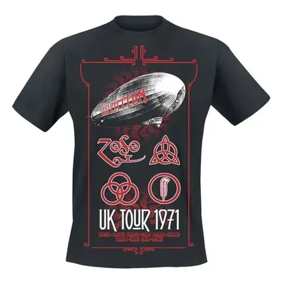 Led Zeppelin Ing UK Tour '71. Unisex Black