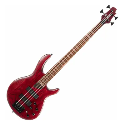 Cort B4 Element Open Pore Burgundy Red Elektromos basszusgitár