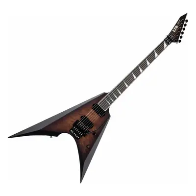 ESP LTD Arrow-1000 QM Dark Brown Sunburst Elektromos gitár