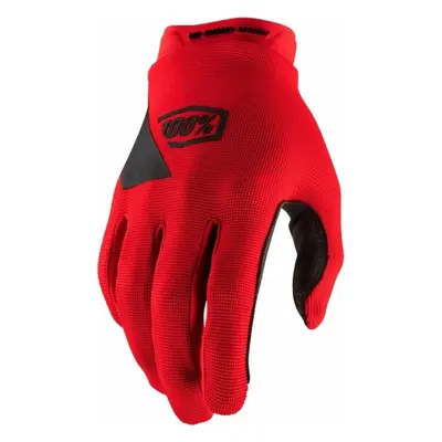 100% Ridecamp Gloves Red Kesztyű kerékpározáshoz