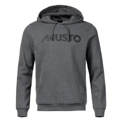 Musto Logo Hoodie Pulóver Dark Grey