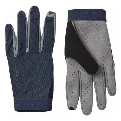 Sealskinz Paston Perforated Palm Glove Navy Kesztyű kerékpározáshoz