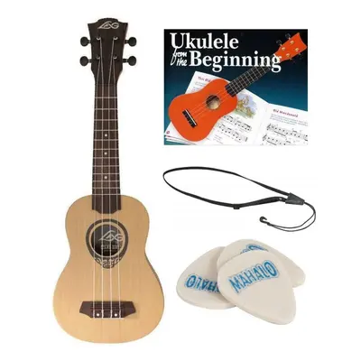 LAG TKU130S SET Natural Szoprán ukulele