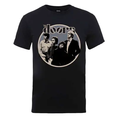 The Doors Ing Retro Circle Unisex Black