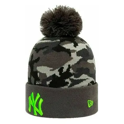 New York Yankees MLB Camo Crown Grey Camo/Green Sapka