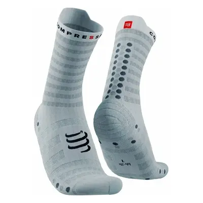 Compressport Pro Racing V4.0 Ultralight Run High White/Alloy T3 Futózoknik