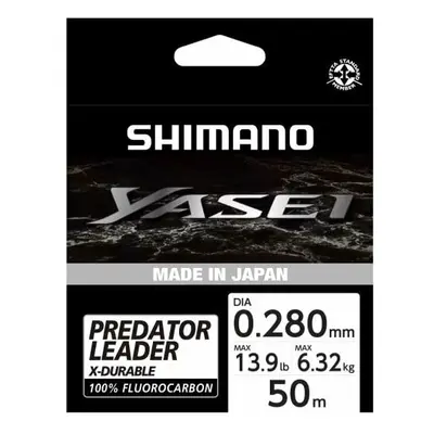 Shimano Fishing Yasei Predator Fluorocarbon Átlátszó 0,28 mm m 6,32 kg Zsinór