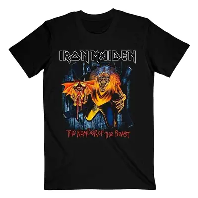 Iron Maiden Ing Number Of The Beast Eddie Panel Burst Unisex Black