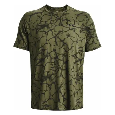 Under Armour Men's UA Rush Energy Print Marine OD Marine OD Green/Black Fitness póló