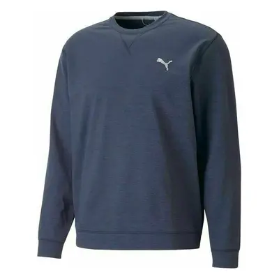 Puma Cloudspun Heather Crewneck Navy Blazer Heather Pulóver