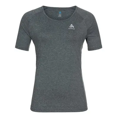 Odlo Female T-shirt s/s crew neck RUN EASY Grey Melange Rövidujjú futópólók