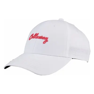 Callaway Womens Stitch Magnet White/Coral Baseball sapka