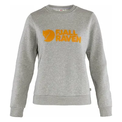 Fjällräven Logo Sweater W Grey/Melange Pulóver