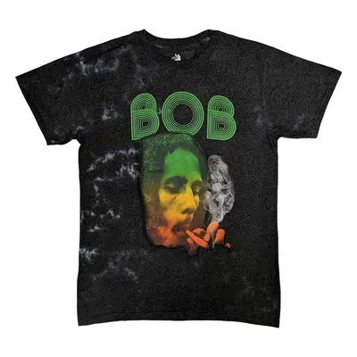 Bob Marley Ing Smoke Gradient Unisex Dip-Dye on Grey