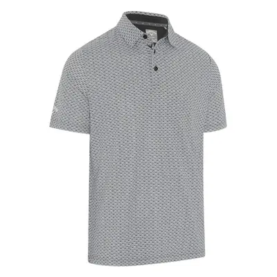 Callaway Tee Allover Print Mens Caviar Rövid ujjú póló