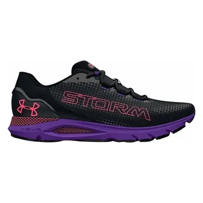 Under Armour Men's UA HOVR Sonic Storm Running Shoes Black/Metro Purple/Black 44,5 Utcai futócip