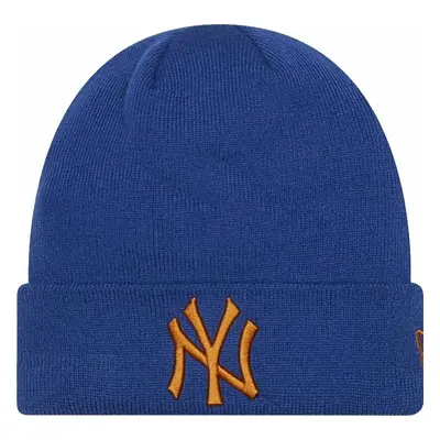 New York Yankees MLB League Essential Cuff Beanie Blue/Orange Sapka