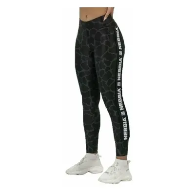 Nebbia Nature Inspired High Waist Leggings Black Fitness nadrág